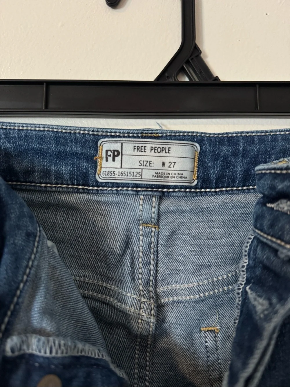 Free People baggy wide-leg cropped jeans 27